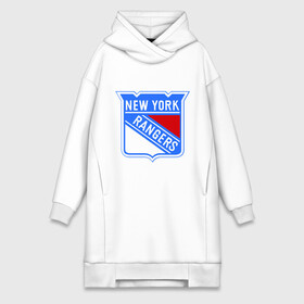 Платье-худи хлопок с принтом New York Rangers в Екатеринбурге,  |  | new york rangers | nhl | национальная хоккейная лига | нью йорк рейнджерс | хоккей | хоккейная лига