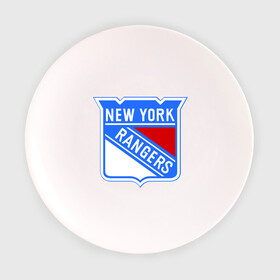 Тарелка 3D с принтом New York Rangers в Екатеринбурге, фарфор | диаметр - 210 мм
диаметр для нанесения принта - 120 мм | new york rangers | nhl | национальная хоккейная лига | нью йорк рейнджерс | хоккей | хоккейная лига