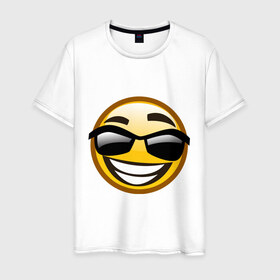 Мужская футболка хлопок с принтом Emoticons tonygines (3) в Екатеринбурге, 100% хлопок | прямой крой, круглый вырез горловины, длина до линии бедер, слегка спущенное плечо. | 
