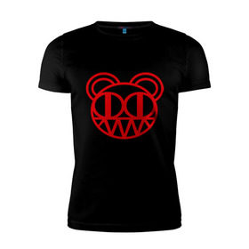 Мужская футболка премиум с принтом Radiohead (2) в Екатеринбурге, 92% хлопок, 8% лайкра | приталенный силуэт, круглый вырез ворота, длина до линии бедра, короткий рукав | radiohead | rock | радиохед | рок