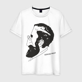 Мужская футболка хлопок с принтом Портрет Зигмунда Фрейда в Екатеринбурге, 100% хлопок | прямой крой, круглый вырез горловины, длина до линии бедер, слегка спущенное плечо. | зигмунд фрейд | знаменитость | знаменитые личности | психология