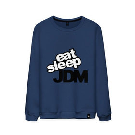 Мужской свитшот хлопок с принтом Eat sleep jdm в Екатеринбурге, 100% хлопок |  | domestic | eat sleep jdm | japanese | japanese domestic market | jdm style | market