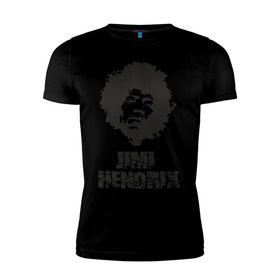Мужская футболка премиум с принтом Jimi Hendrix в Екатеринбурге, 92% хлопок, 8% лайкра | приталенный силуэт, круглый вырез ворота, длина до линии бедра, короткий рукав | 60е | гитарист | джими хендрикс | джимми хендрикс | ретро | рок