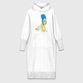 Платье удлиненное хлопок с принтом Мардж в Екатеринбурге,  |  | simpsons | мардж | симпсоны | симсоны