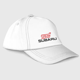 Бейсболка с принтом Subaru STI в Екатеринбурге, 100% хлопок | классический козырек, металлическая застежка-регулятор размера | impreza | sti | subaru | subaru impreza sti | subaru impreza wrx sti | subaru sti | subaru wrx sti | wrx | импреза | субару | субару сти