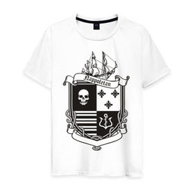 Мужская футболка хлопок с принтом Pirats (6) в Екатеринбурге, 100% хлопок | прямой крой, круглый вырез горловины, длина до линии бедер, слегка спущенное плечо. | 