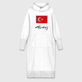 Платье удлиненное хлопок с принтом Turkey (2) в Екатеринбурге,  |  | Тематика изображения на принте: turkey | алания | анталья | белек | отдых в турции | отпуск в турции | турецкий флаг | турция | флаг турции