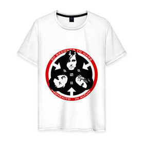 Мужская футболка хлопок с принтом 30 Seconds to Mars - лица в Екатеринбурге, 100% хлопок | прямой крой, круглый вырез горловины, длина до линии бедер, слегка спущенное плечо. | metal | rock | альтернатива | квартет | лица | метал | рок | рок группа | рок группы