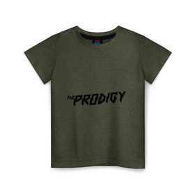 Детская футболка хлопок с принтом The Prodigy логотип в Екатеринбурге, 100% хлопок | круглый вырез горловины, полуприлегающий силуэт, длина до линии бедер | heavy рок | metal | rock | trash | продиджи | продижи | трэш | хеви метал