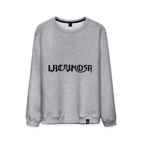 Мужской свитшот хлопок с принтом Lacrimosa логотип в Екатеринбурге, 100% хлопок |  | lacrimosa | lacrimosa лого | надпись lacrimosa | панк | рок