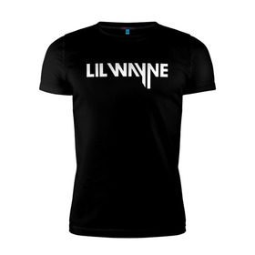 Мужская футболка премиум с принтом Lil Wayne в Екатеринбурге, 92% хлопок, 8% лайкра | приталенный силуэт, круглый вырез ворота, длина до линии бедра, короткий рукав | gangsta | gansta | hip | hip hop | hop | rap | реп | рэп | рэпчина | хип | хип хоп | хоп