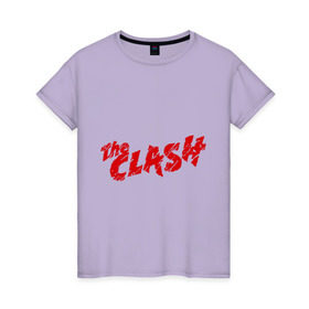 Женская футболка хлопок с принтом The Clash в Екатеринбурге, 100% хлопок | прямой крой, круглый вырез горловины, длина до линии бедер, слегка спущенное плечо | heavy metal | metal | rock | trash metal | метал | металл | рок | трэш метал | хеви метал