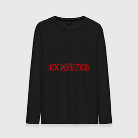 Мужской лонгслив хлопок с принтом The Exploited в Екатеринбурге, 100% хлопок |  | exploited | rock | панк | рок | эксплойтэд