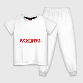 Детская пижама хлопок с принтом The Exploited в Екатеринбурге, 100% хлопок |  брюки и футболка прямого кроя, без карманов, на брюках мягкая резинка на поясе и по низу штанин
 | exploited | rock | панк | рок | эксплойтэд