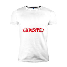 Мужская футболка премиум с принтом The Exploited в Екатеринбурге, 92% хлопок, 8% лайкра | приталенный силуэт, круглый вырез ворота, длина до линии бедра, короткий рукав | exploited | rock | панк | рок | эксплойтэд