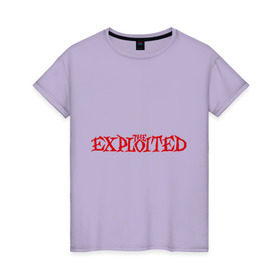Женская футболка хлопок с принтом The Exploited в Екатеринбурге, 100% хлопок | прямой крой, круглый вырез горловины, длина до линии бедер, слегка спущенное плечо | exploited | rock | панк | рок | эксплойтэд