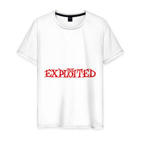 Мужская футболка хлопок с принтом The Exploited в Екатеринбурге, 100% хлопок | прямой крой, круглый вырез горловины, длина до линии бедер, слегка спущенное плечо. | exploited | rock | панк | рок | эксплойтэд