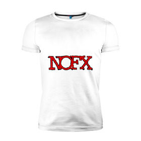Мужская футболка премиум с принтом Nofx в Екатеринбурге, 92% хлопок, 8% лайкра | приталенный силуэт, круглый вырез ворота, длина до линии бедра, короткий рукав | Тематика изображения на принте: 