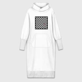 Платье удлиненное хлопок с принтом Шахматная эмо доска в Екатеринбурге,  |  | emo | розовый квадрат | субкультуры | шахматная доска | шахматы | эмо | эмо шахматы