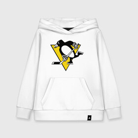 Детская толстовка хлопок с принтом Pittsburgh Penguins Malkin 71 в Екатеринбурге, 100% хлопок | Круглый горловой вырез, эластичные манжеты, пояс, капюшен | malkin | nhl | pittsburgh penguins | малкин | нхл | питсбург | хоккейный клуб