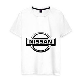 Мужская футболка хлопок с принтом Nissan club в Екатеринбурге, 100% хлопок | прямой крой, круглый вырез горловины, длина до линии бедер, слегка спущенное плечо. | nissan | nissan club | авто | автомобили | машины | нисан | нисан клаб | ниссан | тачки