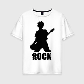 Женская футболка хлопок Oversize с принтом Rock (5) в Екатеринбурге, 100% хлопок | свободный крой, круглый ворот, спущенный рукав, длина до линии бедер
 | heavy metal | metal | muse | rock | trash metal | альтернатива | квартет | лица | метал | рок | рок группа | рок группы | трэш метал | хеви метал