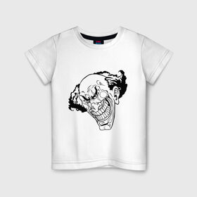 Детская футболка хлопок с принтом С джокером в Екатеринбурге, 100% хлопок | круглый вырез горловины, полуприлегающий силуэт, длина до линии бедер | джокер