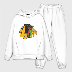 Мужской костюм хлопок OVERSIZE с принтом Chicago Blackhawks в Екатеринбурге,  |  | Тематика изображения на принте: blackhawks | chicago | chicago blackhawks | hockey | nhl | нхл | хоккей | хоккейная лига | хоккейная лига чикаго | чикаго блэкхоукс | чикаго хоккей