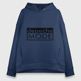Женское худи Oversize хлопок с принтом Depeche mode (5) в Екатеринбурге, френч-терри — 70% хлопок, 30% полиэстер. Мягкий теплый начес внутри —100% хлопок | боковые карманы, эластичные манжеты и нижняя кромка, капюшон на магнитной кнопке | depeche mode | rock | депеш мод | рок | электронная музыка