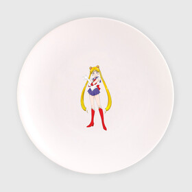 Тарелка 3D с принтом Sailor moon (1) в Екатеринбурге, фарфор | диаметр - 210 мм
диаметр для нанесения принта - 120 мм | Тематика изображения на принте: аниме | сейлор мун | сэйлор мун