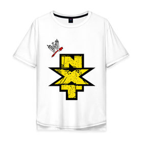 Мужская футболка хлопок Oversize с принтом NXT в Екатеринбурге, 100% хлопок | свободный крой, круглый ворот, “спинка” длиннее передней части | Тематика изображения на принте: джон сина