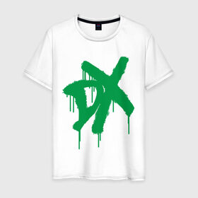 Мужская футболка хлопок с принтом D-Generation X (2) в Екатеринбурге, 100% хлопок | прямой крой, круглый вырез горловины, длина до линии бедер, слегка спущенное плечо. | джон сина