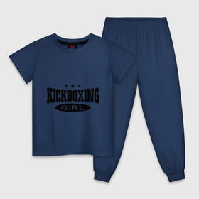 Детская пижама хлопок с принтом Kickboxing girl в Екатеринбурге, 100% хлопок |  брюки и футболка прямого кроя, без карманов, на брюках мягкая резинка на поясе и по низу штанин
 | Тематика изображения на принте: 