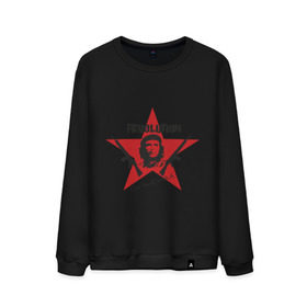 Мужской свитшот хлопок с принтом Che Guevara - revolution в Екатеринбурге, 100% хлопок |  | Тематика изображения на принте: че гевара