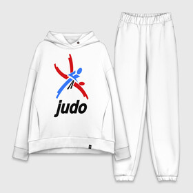 Женский костюм хлопок Oversize с принтом Дзюдо   Judo эмблема в Екатеринбурге,  |  | дзюдо