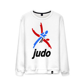 Мужской свитшот хлопок с принтом Дзюдо - Judo эмблема в Екатеринбурге, 100% хлопок |  | Тематика изображения на принте: дзюдо