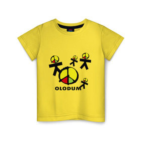 Детская футболка хлопок с принтом Olodum(1) в Екатеринбурге, 100% хлопок | круглый вырез горловины, полуприлегающий силуэт, длина до линии бедер | Тематика изображения на принте: бразилия