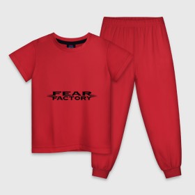 Детская пижама хлопок с принтом Fear Factory (1) в Екатеринбурге, 100% хлопок |  брюки и футболка прямого кроя, без карманов, на брюках мягкая резинка на поясе и по низу штанин
 | американский рок | лого fear factory | логотип fear factory | рок | символика fear factory | эмблема fear factory