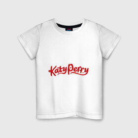 Детская футболка хлопок с принтом Katy Perry в Екатеринбурге, 100% хлопок | круглый вырез горловины, полуприлегающий силуэт, длина до линии бедер | Тематика изображения на принте: katy perry | знаменитости | кети пери | кетью перри | поп музыка