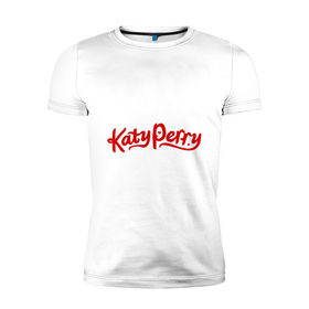 Мужская футболка премиум с принтом Katy Perry в Екатеринбурге, 92% хлопок, 8% лайкра | приталенный силуэт, круглый вырез ворота, длина до линии бедра, короткий рукав | Тематика изображения на принте: katy perry | знаменитости | кети пери | кетью перри | поп музыка