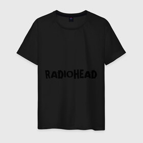 Мужская футболка хлопок с принтом Radiohead (4) в Екатеринбурге, 100% хлопок | прямой крой, круглый вырез горловины, длина до линии бедер, слегка спущенное плечо. | 