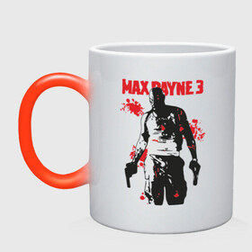 Кружка хамелеон с принтом Max Payne (3) в Екатеринбурге, керамика | меняет цвет при нагревании, емкость 330 мл | max | max payne | payne | макс | макс пейн | пейн