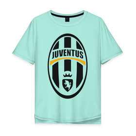 Мужская футболка хлопок Oversize с принтом Italian Serie A. Juventus FC в Екатеринбурге, 100% хлопок | свободный крой, круглый ворот, “спинка” длиннее передней части | фк | ювентус