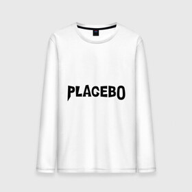 Мужской лонгслив хлопок с принтом Placebo в Екатеринбурге, 100% хлопок |  | Тематика изображения на принте: 