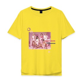 Мужская футболка хлопок Oversize с принтом Desperate Housewives (4) в Екатеринбурге, 100% хлопок | свободный крой, круглый ворот, “спинка” длиннее передней части | desperate housewives | отчаянные домохозяйки