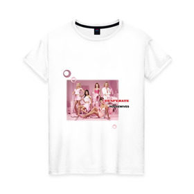 Женская футболка хлопок с принтом Desperate Housewives (4) в Екатеринбурге, 100% хлопок | прямой крой, круглый вырез горловины, длина до линии бедер, слегка спущенное плечо | desperate housewives | отчаянные домохозяйки