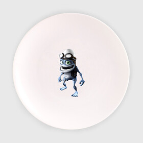 Тарелка с принтом Crazy frog в Екатеринбурге, фарфор | диаметр - 210 мм
диаметр для нанесения принта - 120 мм | crazy frog | крейзи фрог | крэйзи фрог | лягушка
