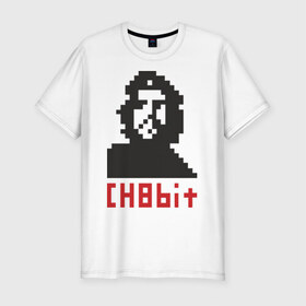 Мужская футболка премиум с принтом 8 bit Чегевара в Екатеринбурге, 92% хлопок, 8% лайкра | приталенный силуэт, круглый вырез ворота, длина до линии бедра, короткий рукав | че гевара