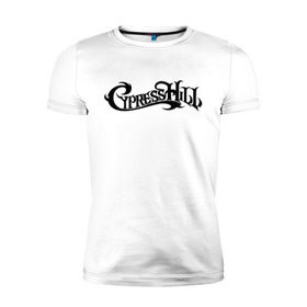 Мужская футболка премиум с принтом Cypress Hill в Екатеринбурге, 92% хлопок, 8% лайкра | приталенный силуэт, круглый вырез ворота, длина до линии бедра, короткий рукав | gangsta | gansta | hip | hip hop | hop | rap | рэп | рэпчина | хип | хип хоп | хипхоп | хоп