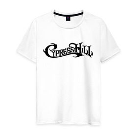 Мужская футболка хлопок с принтом Cypress Hill в Екатеринбурге, 100% хлопок | прямой крой, круглый вырез горловины, длина до линии бедер, слегка спущенное плечо. | Тематика изображения на принте: gangsta | gansta | hip | hip hop | hop | rap | рэп | рэпчина | хип | хип хоп | хипхоп | хоп